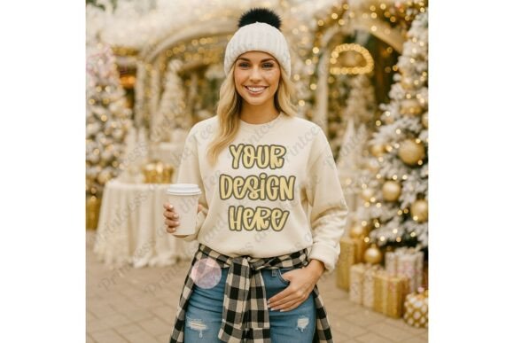 Download Boutique Style Christmas Mockup Gildan - Premium Resources