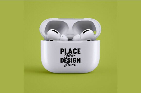Download Blank Air Pods Single Mockup 3 - Single mockup Collection